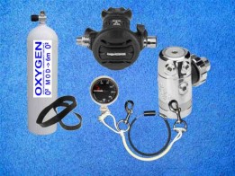 Stageflaschen-Set 11 L / 80cuft mit Black Devil Regler - Kopie - Kopie - Kopie - Kopie