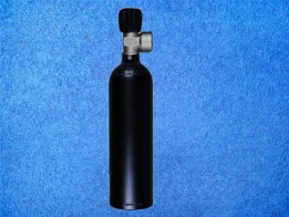 Aluflasche 1,0 L mit Monoventil DIN - Kopie