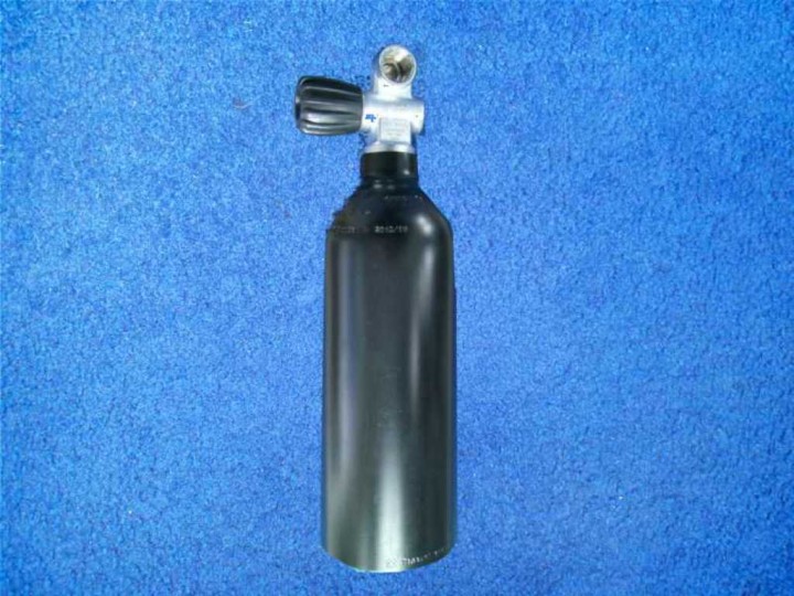 Aluflasche 1,0 L mit Monoventil DIN