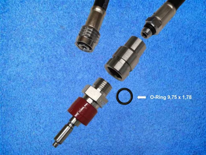 Adapter UNF 3/8 IG - UNF 9/16 IG