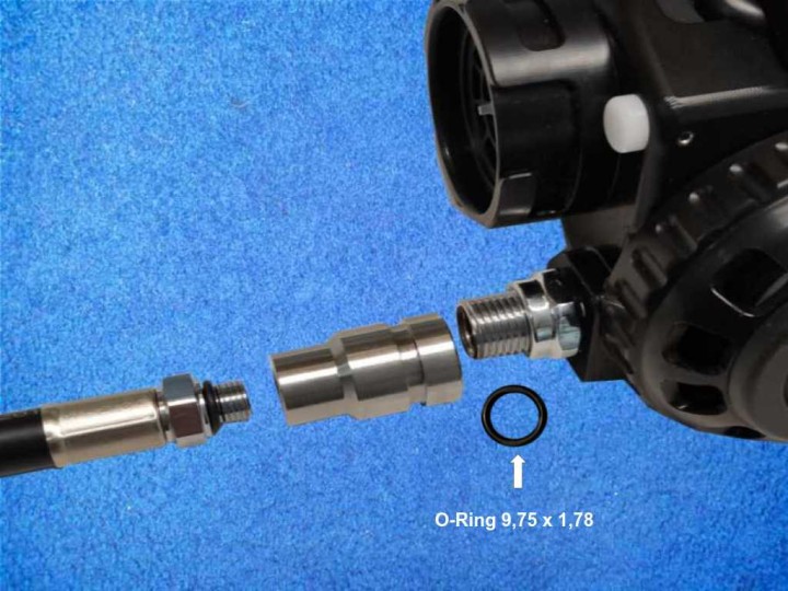 Adapter UNF 3/8 IG - UNF 9/16 IG