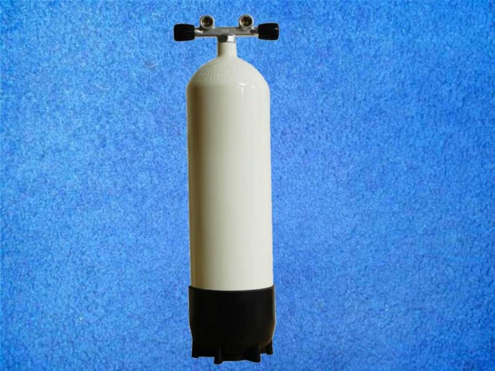Tauchflasche 10 Liter mit Ventil