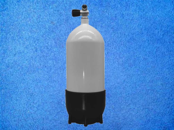 Tauchflasche 12 Liter mit Ventil