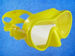 Tauchmaske TDS Fun Frameless - Gelb