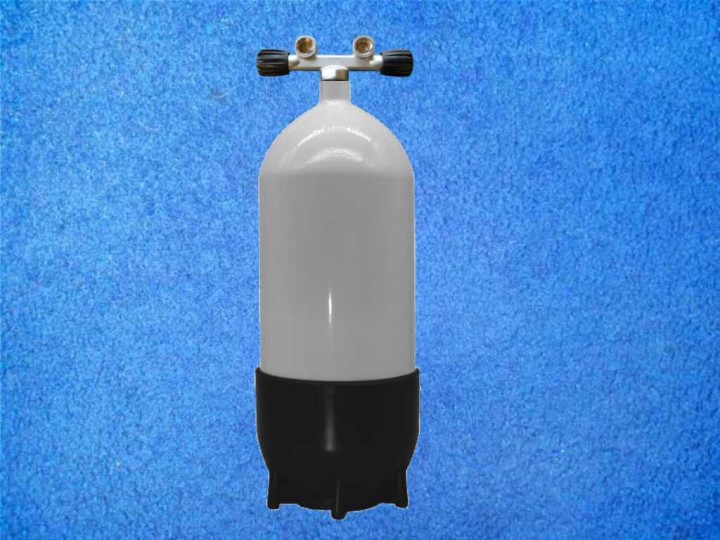 Tauchflasche 12 Liter mit Ventil