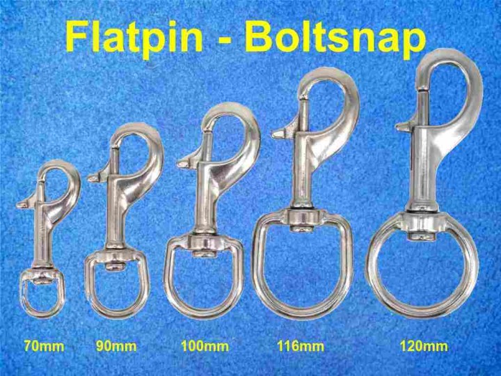 FlatPin Boltsnap V4A 120mm