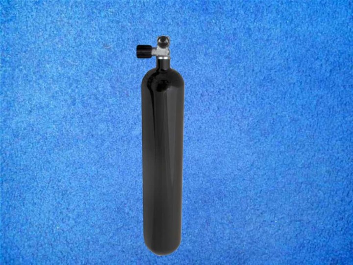 Tauchflasche 1,8 Liter 230bar mit Monoventil
