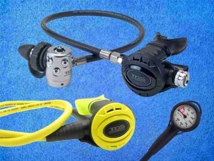 Atemreglerset TDS Oceanus Pro mit Octopus
