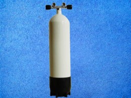 Tauchflasche 10 Liter, Twin-Ventil, 300bar