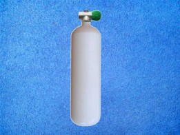Tauchflasche 3 Liter mit Rebreather-Ventil Nitrox