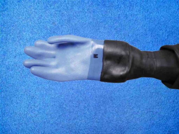 Nordic Blue Dry Gloves Gr. XL mit Latex-Manschette