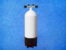 Tauchflasche 15 Liter mit Twinventil
