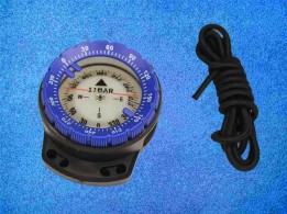 Kompass mit Bungee Mount blauem Stellring