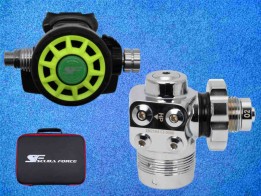 Atemregler Scubaforce Black Devil Pro O2 Stage Set
