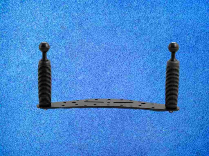 Carbonarm Schiene 32 cm mit zwei Griffe