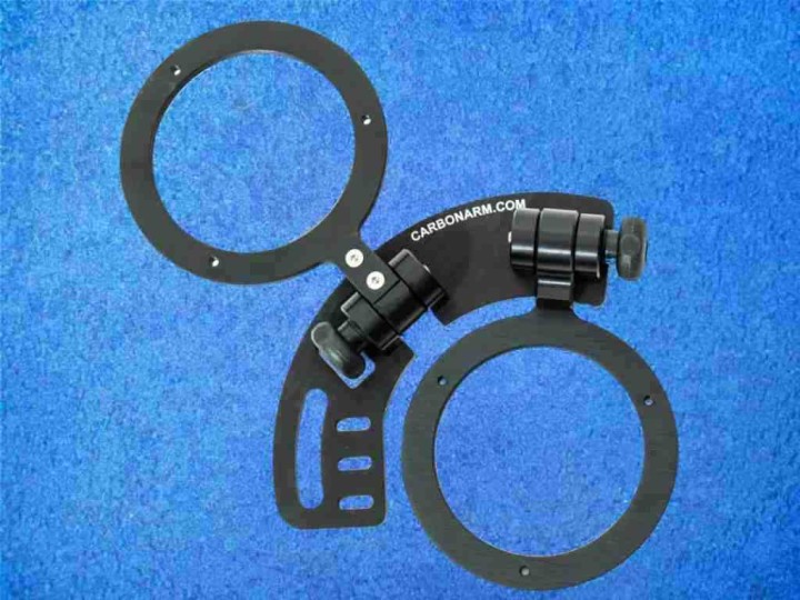 Doppel-Flip-Halterung für Carbonarm Unterwassergehäuse