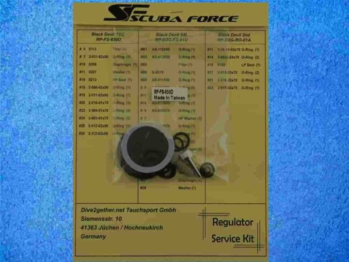 Scubaforce Service Kit TEC 1te Stufe