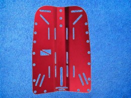 Aluminium-Backplate (3 mm) eloxiert, rot