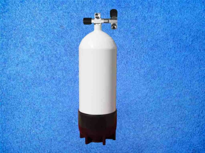 Tauchflasche 15 Liter, mit Ventil