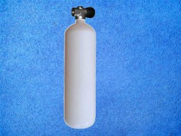 Tauchflasche 3 Liter mit Rebreather-Ventil