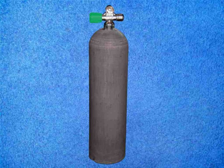 Aluflasche / Stage 11,1 L / 80cuft mit Nitroxventil