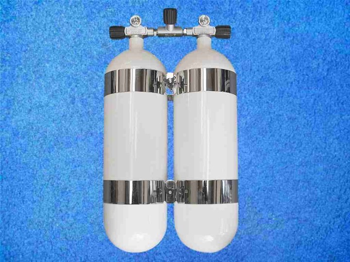 Doppelflasche 10L 300 Bar  DIR-Style