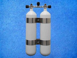 Doppelflasche 7L 300 Bar DIR-Style