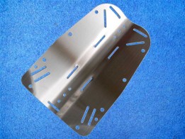 Backplate Edelstahl