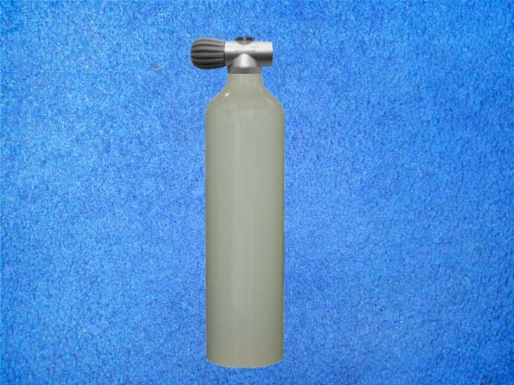 Tauchflasche 3 Liter mit Rebreather-Ventil - Kopie