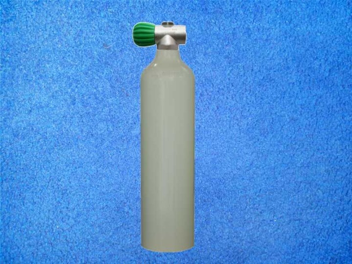 Tauchflasche 3 Liter mit Rebreather-Ventil Nitrox - Kopie