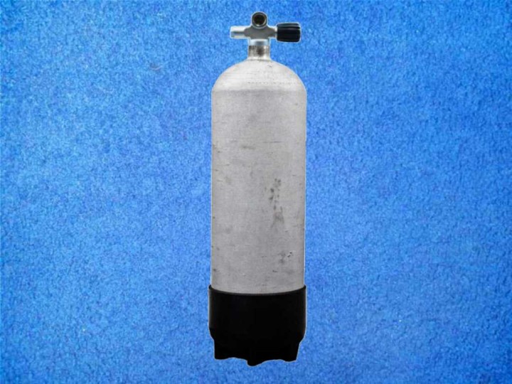Tauchflasche 12 Ltr konkavem Boden + Ventil - Kopie - Kopie