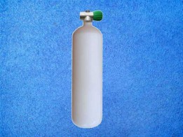 Tauchflasche 3 Liter mit Mono-Ventil - Kurz - Kopie