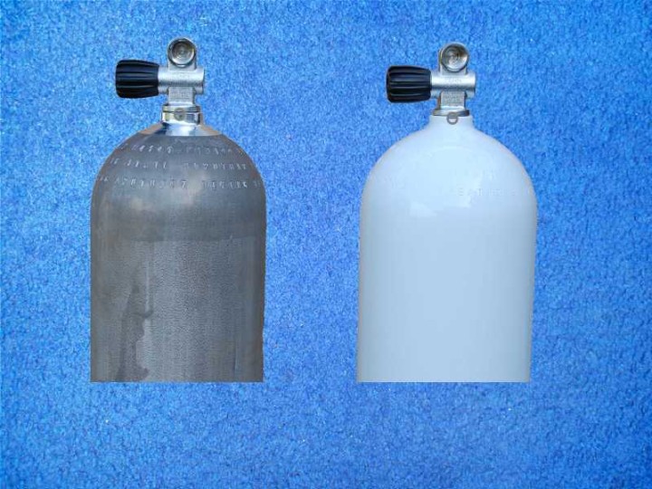 Aluflasche / Stage 11,1 L / 80cuft + Monoventil - Kopie