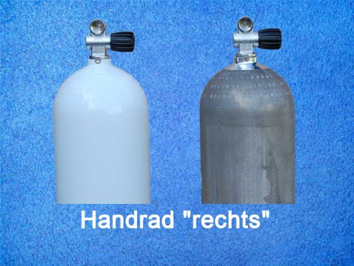 Aluflasche / Stage 11,1 L / 80cuft + Monoventil - Kopie