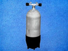 Tauchflasche 12 Ltr konkavem Boden + Ventil - Kopie - Kopie - Kopie